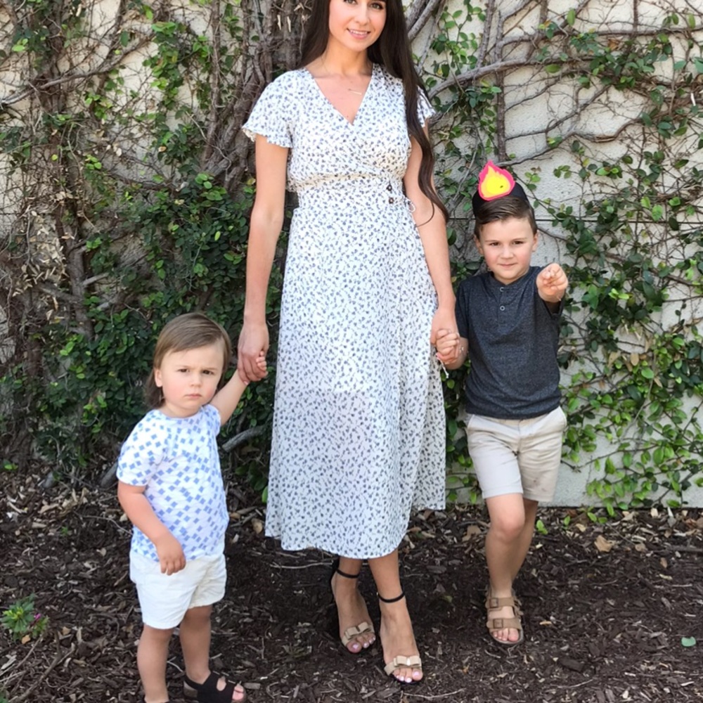 Floral maxi dress